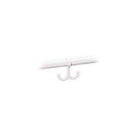 Hewi 801 crochet double pour vestiaire 33.170098 blanc de signalisation, mobile