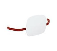 Hewi 801 dossier 801.51.907133 distance au mur 230mm, dossier signal blanc, rubinrot