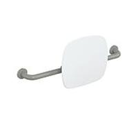 Hewi 801 dossier 801.51.916195 distance au mur 150mm, dossier blanc signal, gris roche