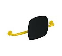 Hewi 801 dossier 801.51.916318 distance au mur 150mm, dossier noir jais, senfgelb