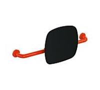Hewi 801 dossier 801.51.916336 distance au mur 150mm, dossier deep black, coral