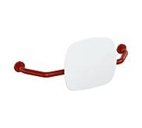 Hewi 801 dossier 801.51.917133 distance au mur 230mm, dossier signal blanc, rubinrot