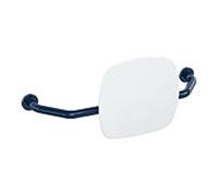 Hewi 801 dossier 801.51.917150 distance au mur 230mm, dossier signal blanc, bleu acier