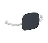 Hewi 801 dossier 801.51.917298 distance au mur 230mm, dossier gris anthracite, blanc signal