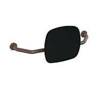 Hewi 801 dossier 801.51.917384 distance au mur 230mm, dossier jet black, umbra