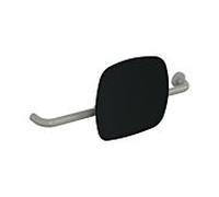 Hewi 801 dossier 801.51.9263R95 distance au mur 150mm, version droite, dossier noir de jais, gris roche