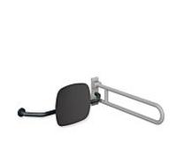 Hewi 801 dossier 801.51.9272L92 distance au mur 230mm, droite, dossier gris anthracite, gris anthracite