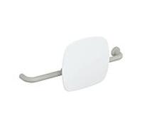 Hewi 801 dossier 801.51B9261R97 distance au mur 150mm, version droite, mat, dossier blanc signal, gris clair