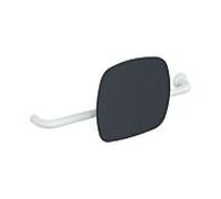 Hewi 801 dossier 801.51B9262R98 distance au mur 150mm, version droite, mat, dossier gris anthracite, blanc signal