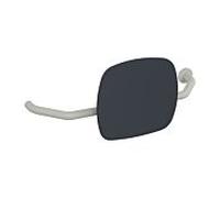 Hewi 801 dossier 801.51B9272R97 distance au mur 230mm, droite, mat, dossier gris anthracite, gris clair