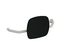 Hewi 801 dossier 801.51B9273R97 distance au mur 230mm, droite, mat, dossier noir de jais, gris clair