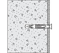 Hewi 801 Fixation BM10.2 pour barres de support pliantes, béton plus grand que C20/C25