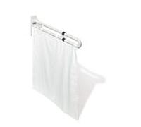 Hewi 801 pare-éclaboussures de douche 801.52.1003090 decor uni blanc , ignifuge, noir profond