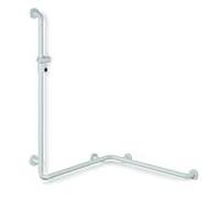 Hewi 801 main courante de douche 801.35.22018 762 x 1250 mm, senfgelb , avec barre de support de douche