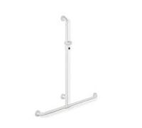 Hewi 801 main courante de douche 801.35.42055 762 x 1100 mm, bleu aqua, avec barre de support de douche