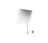 Hewi 801 miroir lumineux inclinable LED 801.01.40192 600x540x6mm, gris anthracite