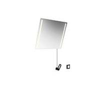 Hewi 801 miroir lumineux inclinable LED 801.01B40195 600x540x6mm, mat, gris roche