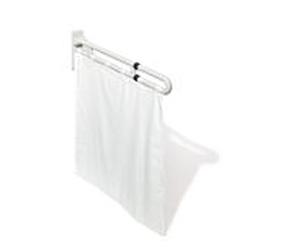 Hewi 801 pare-éclaboussures de douche 801.52.1003090 decor uni blanc , ignifuge, noir profond