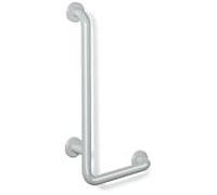 Hewi 801 poignée coudée 801.22.10699 600 x 300 mm, blanc pur, âme en aluminium