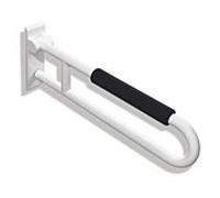 Hewi 801 rail de support à Hewi 801.50.10174 600 mm, vert pomme, rotatif, avec coussinets de bras