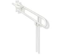 Hewi 801 rail de support à Hewi 801.50.812LS36 850 mm, version gauche, corail, charge de support jusqu'à 300 kg