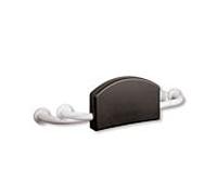 Hewi 801 support dorsal 801.51.91098 blanc de sécurité, avec rosaces de fixation