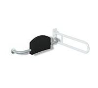 Hewi 801 support dorsal 801.51.920L98 poignée gauche, rosace droite, blanc de sécurité