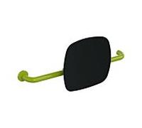 Hewi 801 support dorsal 801.51.9263L74 distance au mur 150mm, version gauche, dossier noir jais, vert pomme