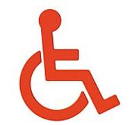 Hewi 801 symbole fauteuil roulant 801.91.03036 corail, autocollant