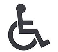 Hewi 801 symbol fauteuil roulant 801.91.03092 gris anthracite, autocollant