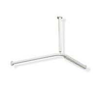 Hewi 801 tringle à rideaux 801.34.106150 1000 x 1000 mm, 20 anneaux à rideaux, bleu acier