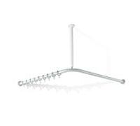 Hewi 801 tringle à rideaux 801.34.12018 1500 x 1500 mm, 28 anneaux à rideaux, senfgelb