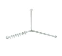 Hewi 801 Tringle de rideau de douche, avec fixation au plafond, 801.34.1061 97,