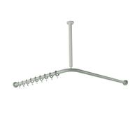 Hewi 801 Tringle de rideau de douche, avec fixation au plafond, 801.34.1161 95,