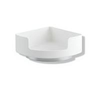 Hewi 802 Étagère d'angle LifeSystem 802.03.22050 côté 210 mm, avec support mural, bleu acier