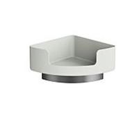 Hewi 802 Étagère d'angle LifeSystem 802.03B22097 longueur des côtés 210 mm, avec support mural, mat, gris clair