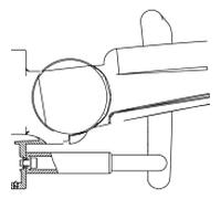 Hewi 802 Fixation LifeSystem BM30. 2000 unilatéral, 2000 vis inox M 12 x 16