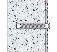 Hewi 802 Hewi LifeSystem BM17.3 pour poignées de support / siège, pour béton (plus grand que C20 / 25)