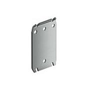 Hewi 802 plaque de montage LifeSystem 802.50.001XA 102 x 176 x 13 mm, Inox finition mate