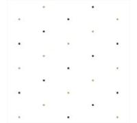 Hewi 802 Rideau de douche LifeSystem 801.34.V0438 décor carrés terre d'ombre / sable, 290x200cm