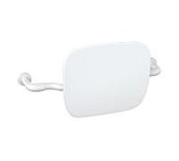 Hewi 802 Support dorsal LifeSystem 802.51.90060SD avec rosaces, blanc brillant/ blanc mat