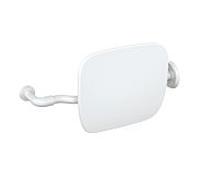 Hewi 802 Support dorsal LifeSystem 802.51.90260SD avec rosaces, blanc brillant/ blanc mat, gauche
