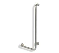 Hewi 805 poignée coudée 805.22.130L acier inoxydable satiné, version gauche, 500 x 750 mm