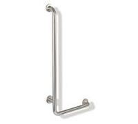 Hewi 805 poignée coudée 805.22.140L acier inoxydable satiné, version gauche, 500 x 1000 mm