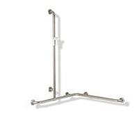 Hewi 805 main courante de douche / baignoire 805.35.31098 1100 x 762 x 762 mm, support de douche blanc de sécurité