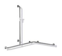 Hewi 805 main courante de douche / baignoire 805.35.32098 1250 x 1185 x 762 mm, support de douche blanc de sécurité