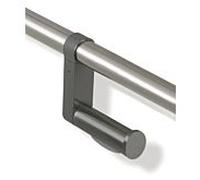 Hewi 805 upgrade WC match1 WC papier 805.50.01592 acier inoxydable poli, gris anthracite
