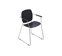 Hewi 950 chaise de salle de bain 950.51.3114092 gris anthracite, avec dossier/accoudoir et porte-serviettes