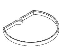 Hewi anneau insert 51876 pour poubelle 477.05.100