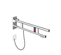 Hewi Bras de support système 900 900.50.13740 saillie 900 mm, acier inoxydable chromé, gauche